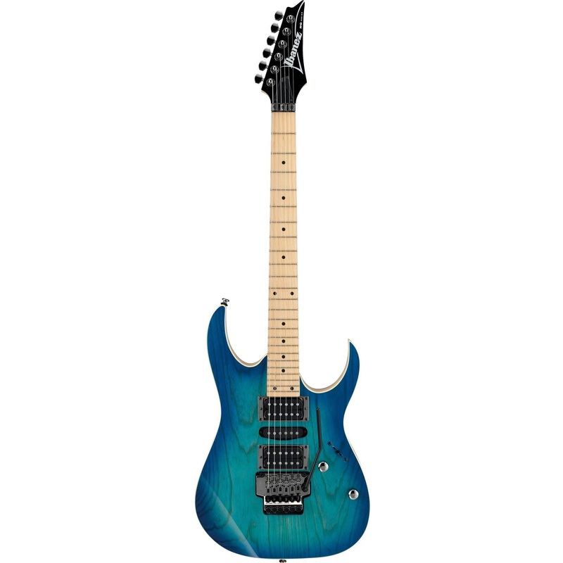 Ibanez RG470AHMBMT RG Blue Moon Burst, Ash Body, Floating Bridge