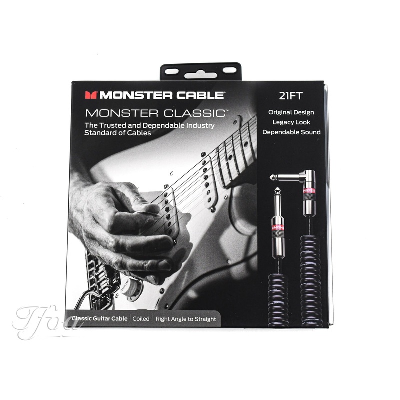 Monster Classic 21ft Coiled 6.4m Instrument Cable