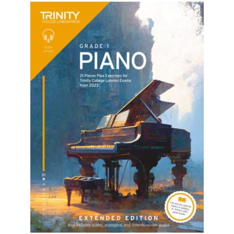 Trinity Piano Exam from 2023 Extended Edition Gr 1