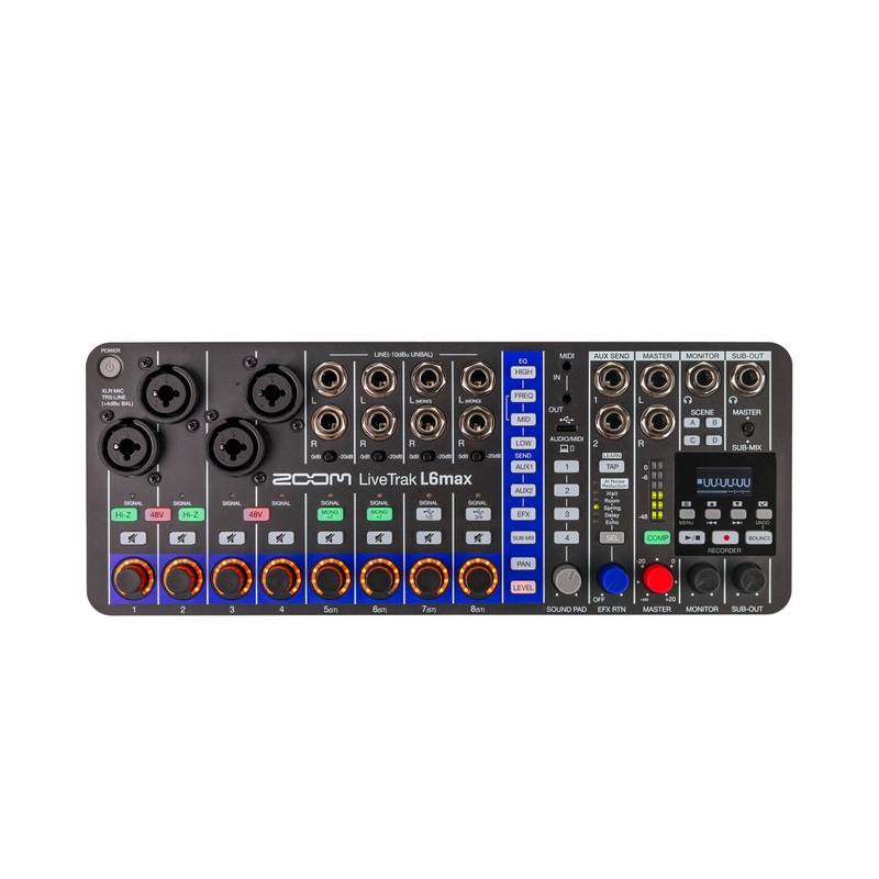 Zoom LiveTrak L6max 12-Channel Mixer & Recorder