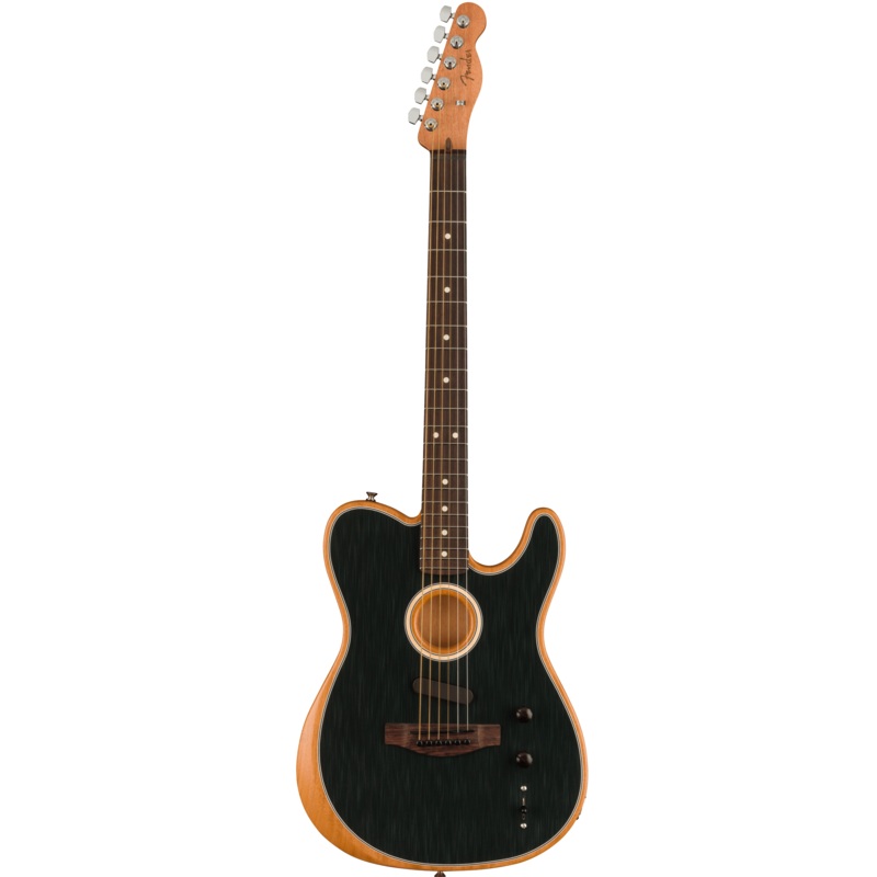 Fender 097-2213-239 Acoustasonic Player Tele, Brushed Black