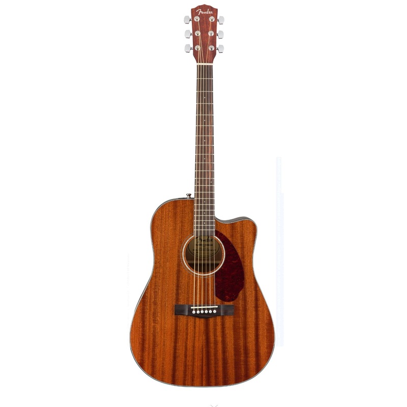 Fender CD140SCE Solid Top Electric Acoustic Guitar with Case