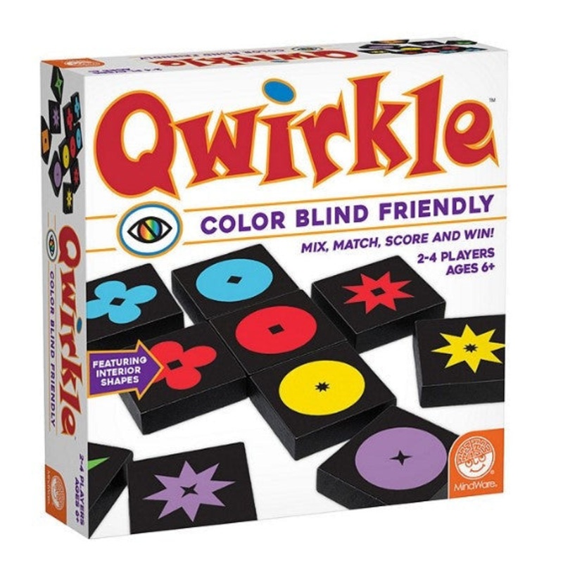 Mindware Qwirkle Colour Blind Friendly Edition Game