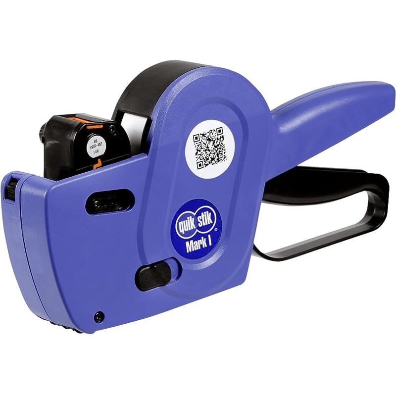 Quikstik Mark I Date Gun Single Line Blue + 3 Label Rolls