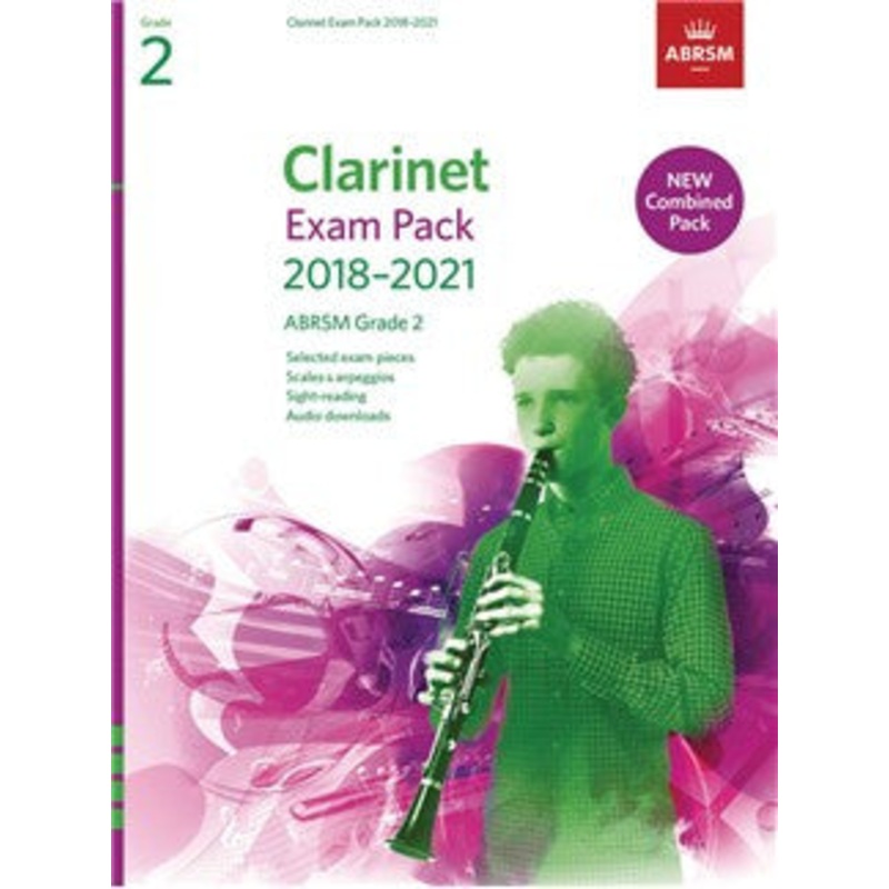 ABRSM CLARINET EXAM PACK 2018-21 GRADE 2