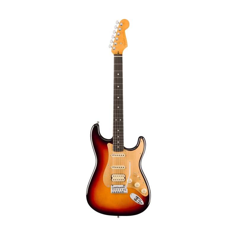 Fender American Ultra II Stratocaster HSS Electric Guitar, Ebony FB, Ultraburst