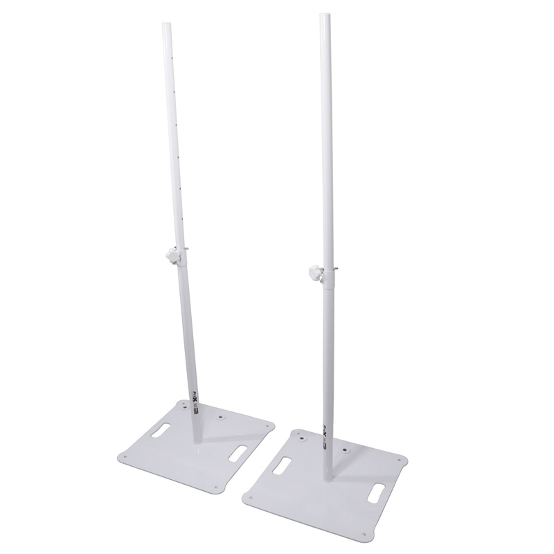 ProX X-POLARISWHX2 POLARIS Portable Speaker and Lighting Dual Stand Kit with Base Plate