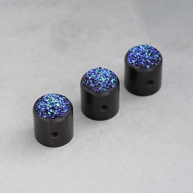 WK008 Fireworks Surface Potentiometer Knob Inner Diameter 6MM for Guitar Bass Accessories Black