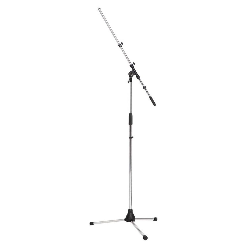 Xtreme Chrome Microphone Stand Telescopic Boom - MA374