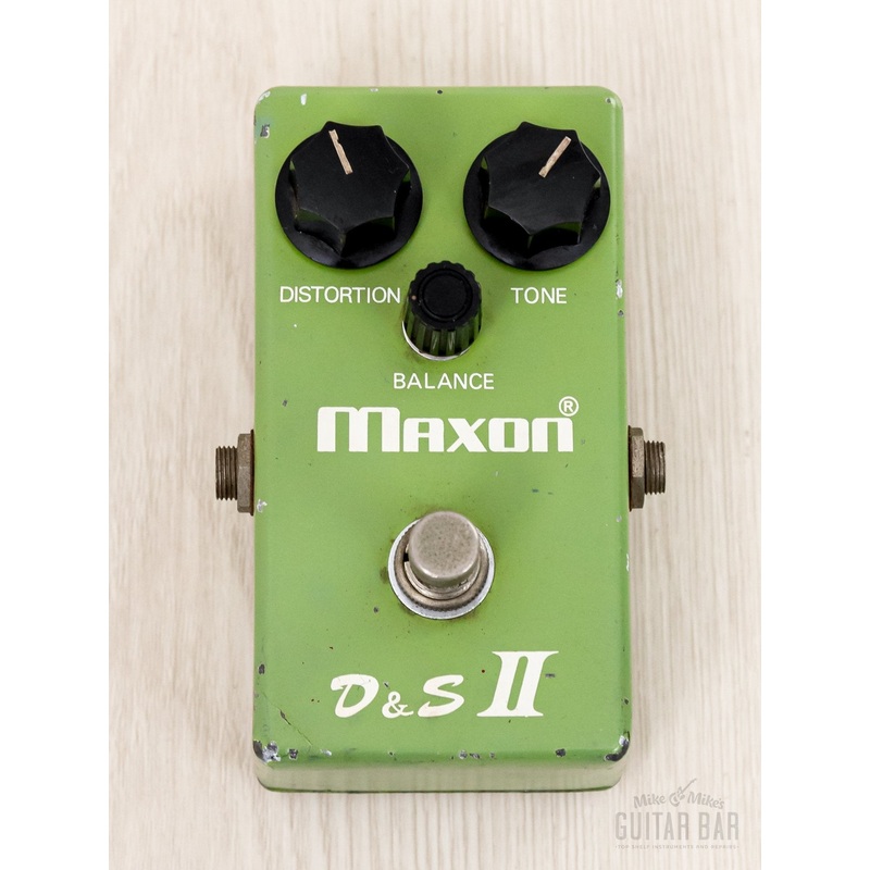 1970s Maxon D&S II Distortion Sustainer Vintage Overdrive Guitar Effects Pedal