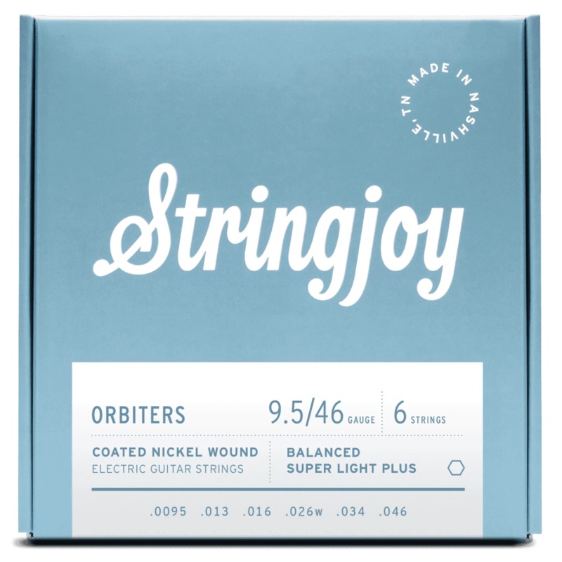 Stringjoy Orbiters Super Light Plus (9.5-46) Coated Electric String