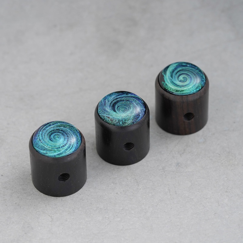 WK007 Ebony Potentiometer Starry Sky Surface Knob Inner Diameter 6MM Black