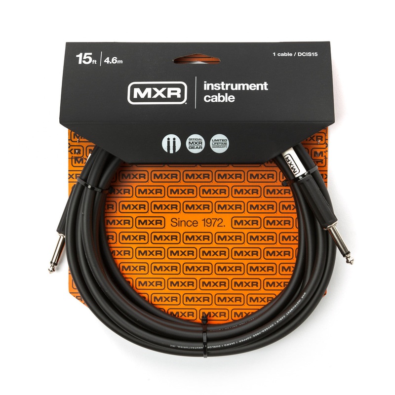 Dunlop DCIS15 MXR Standard Instrument Cable 15 Straight to Straight