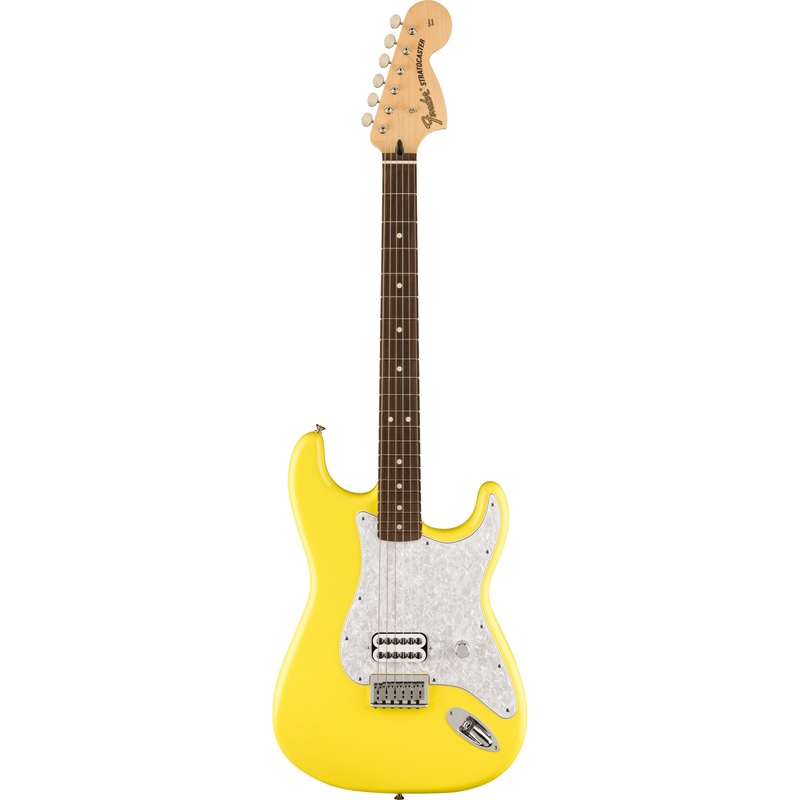 Fender Limited Edition Tom DeLonge Signature Stratocaster Electric Guitar - Graffiti Yellow
