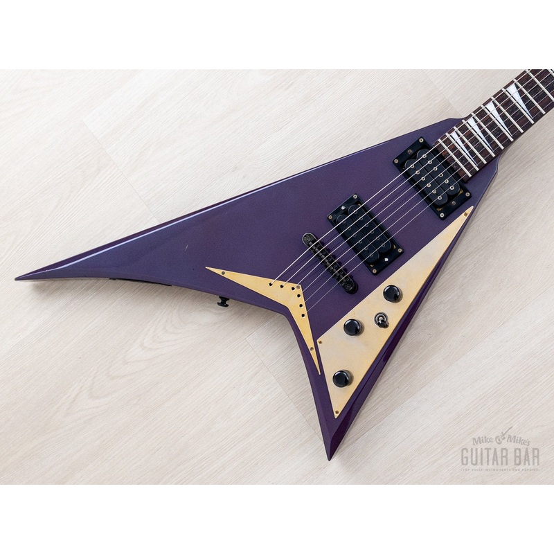 1993 Grover Jackson Randy Rhoads Standard V Blue Purple w/ DiMarzio DP100 Super Distortion