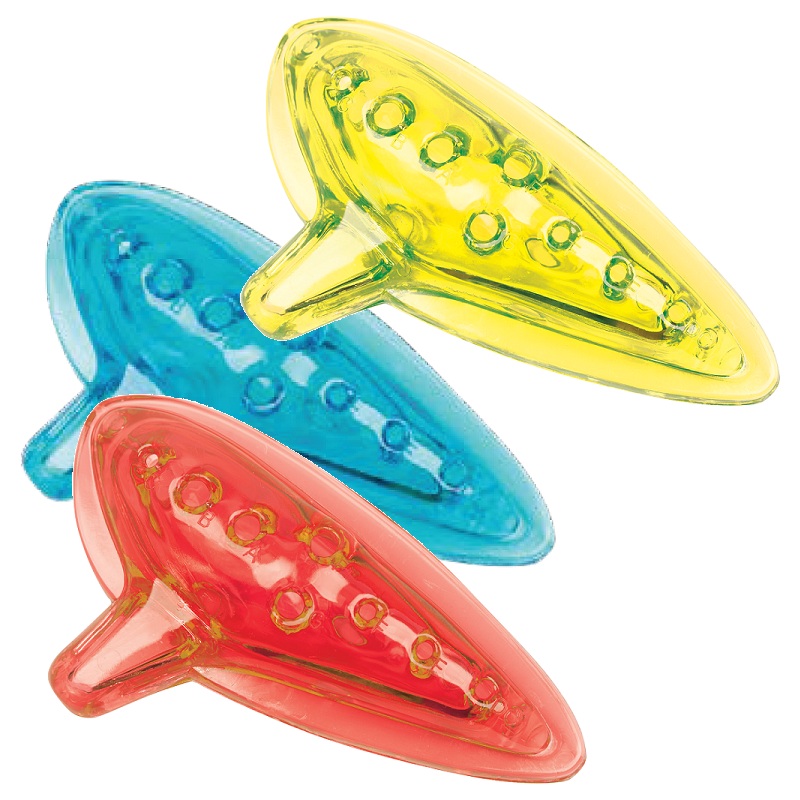 CPK Transparent Ocarina Red