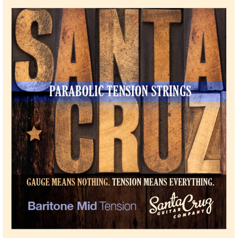 Santa Cruz Parabolic Tension Strings Baritone Mid Tension