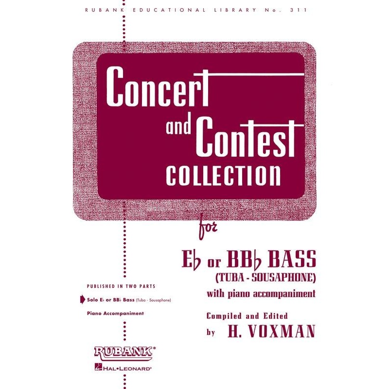 Concert and Contest Collection for Bass/Tuba (B.C.) - Piano Accompaniment