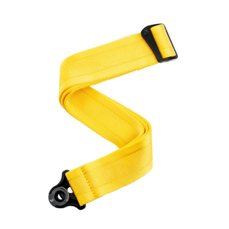 Daddario 50mm auto lock Guitar Strap | Mellow Yellow