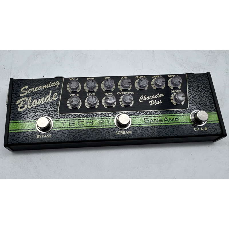 Used Tech 21 SansAmp Character Plus Series Screaming Blonde