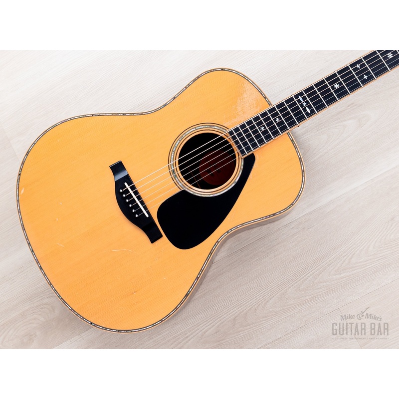 2008 Yamaha LL36 ARE Original Jumbo Acoustic Guitar Nitro Lacquer w/ Case