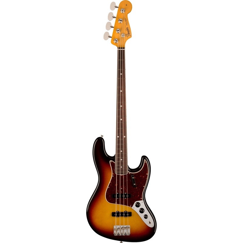 Fender American Vintage II 1966 Jazz Bass Guitar - Rosewood Fingerboard, 3-Color Sunburst