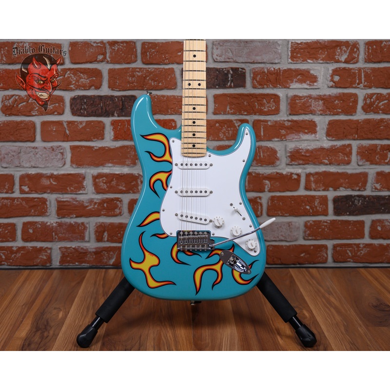Fender Limited Edition Tyler The Creator Signature Stratocaster Golf Le Fleur Artwork 2019 w/Gigbag