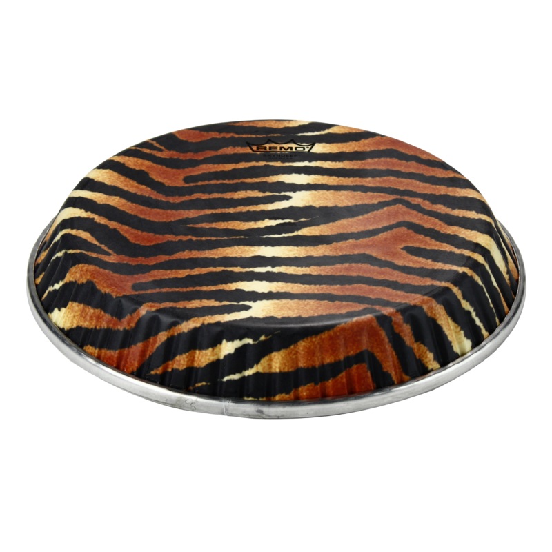 Remo Conga Drumhead, Symmetry, 11.75" D3, Skyndeep, 'Tiger Stripe' Graphic