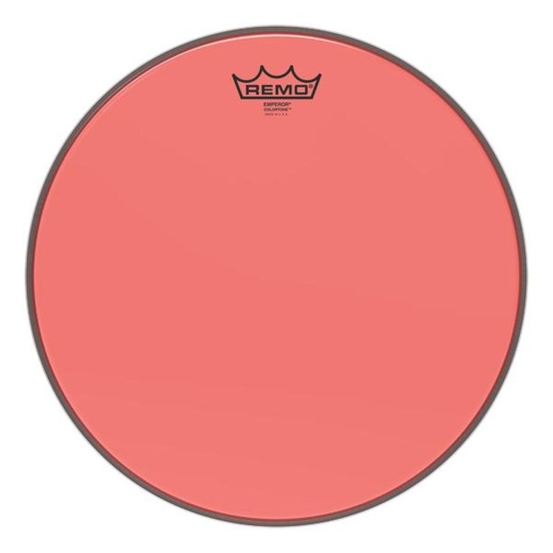 Remo Emperor Colortone Drumhead - Red