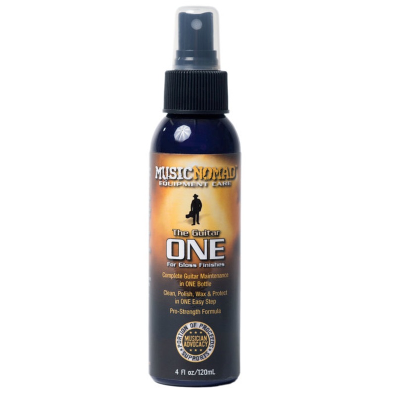 Music Nomad The Guitar One - All in 1 Cleaner, Polish, Wax for Gloss Finishes S/N: MN103