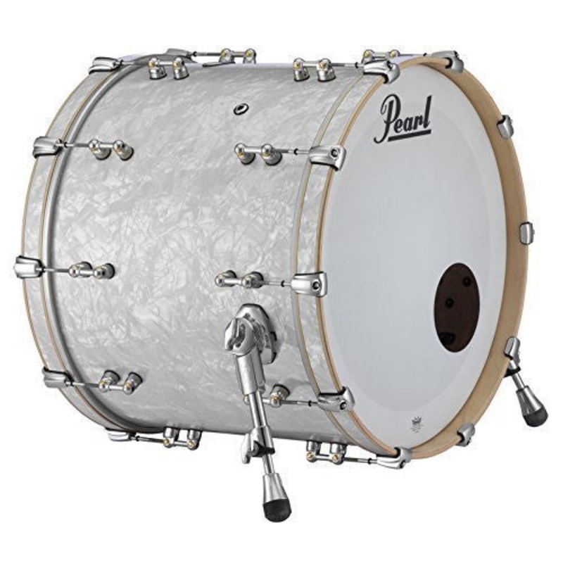 Pearl Music City Custom Pure 26"x18" Bass Drum w/BB3 Mount WHITE MARINE PEARL