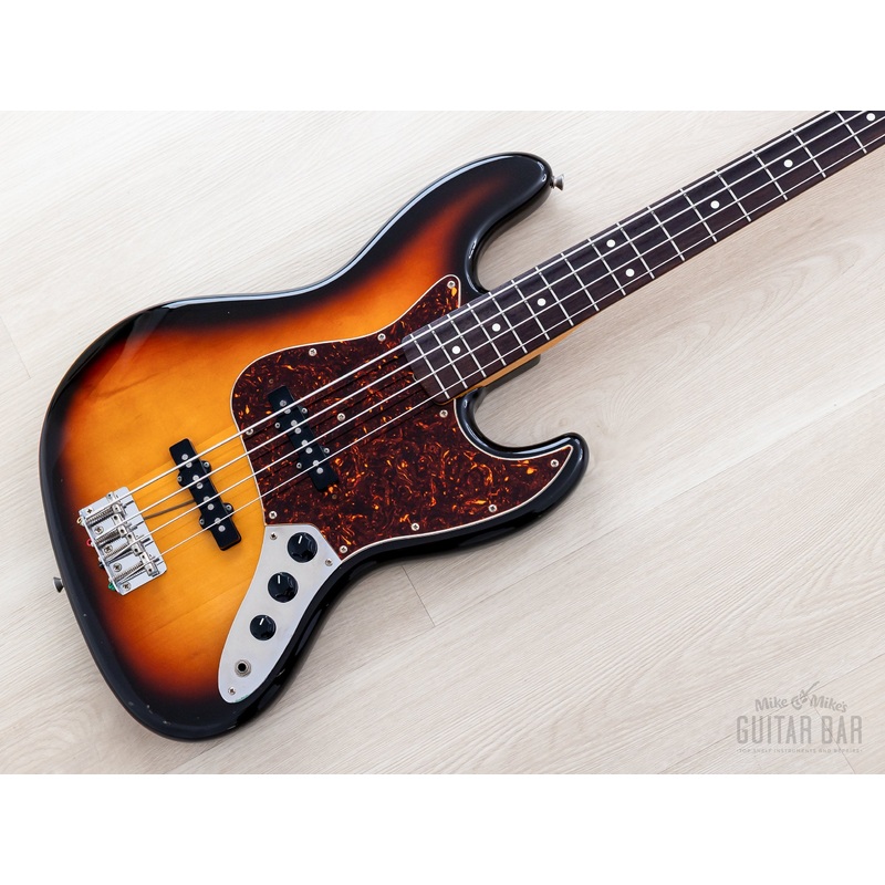 1988 Fender Jazz Bass 62 Vintage Reissue JB62-60 Sunburst, Japan MIJ Fujigen