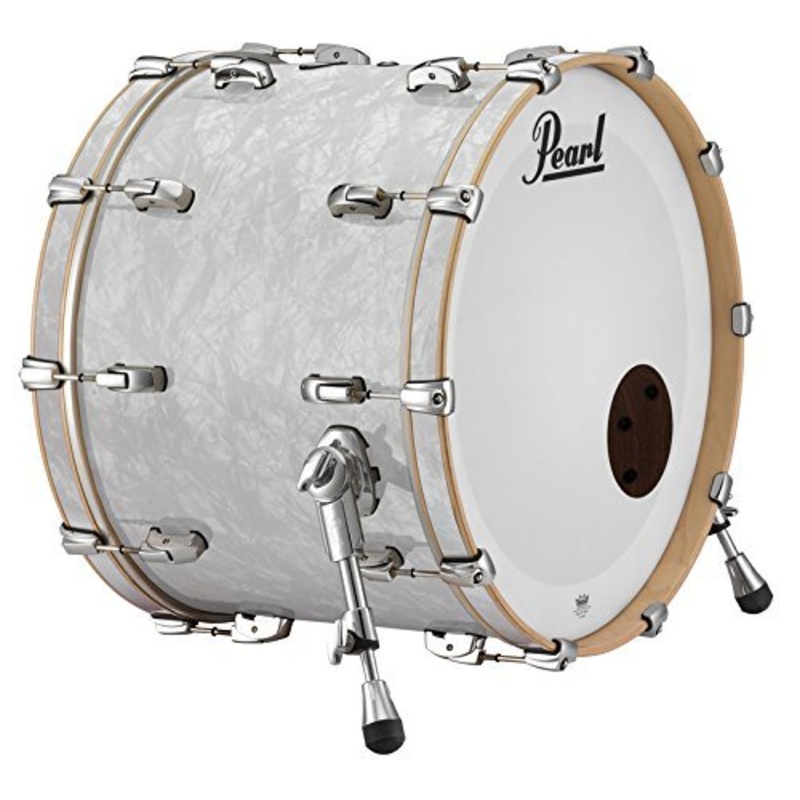 Pearl Music City 20x14 Bass Drum w/BB3 Mnt RF2014BB/C422 MATTE WHITE MAINE PEARL