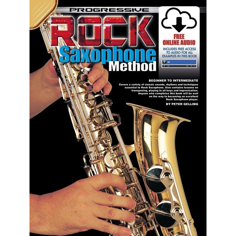 Progressive Rock Saxophone Method Book/Online Audio