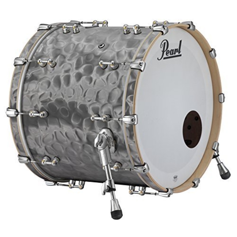 Pearl Music City Custom Pure 20"x14" Bass Drum w/BB3 Mount SATIN GREY SEA GLASS