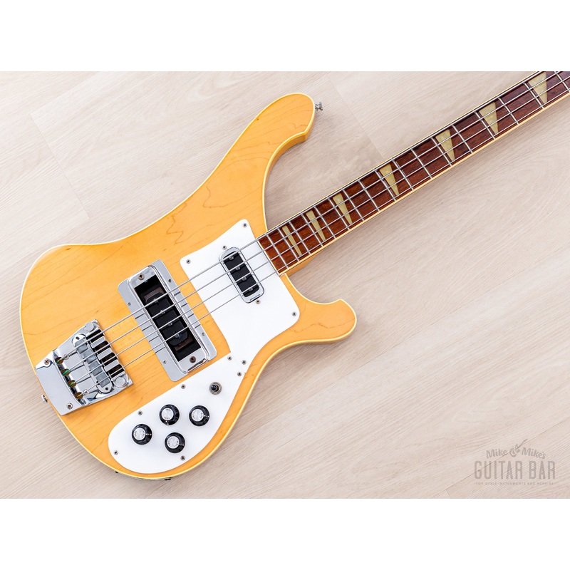 1982 Rickenbacker 4003 Vintage Neck Through Bass Mapleglo w/ Case