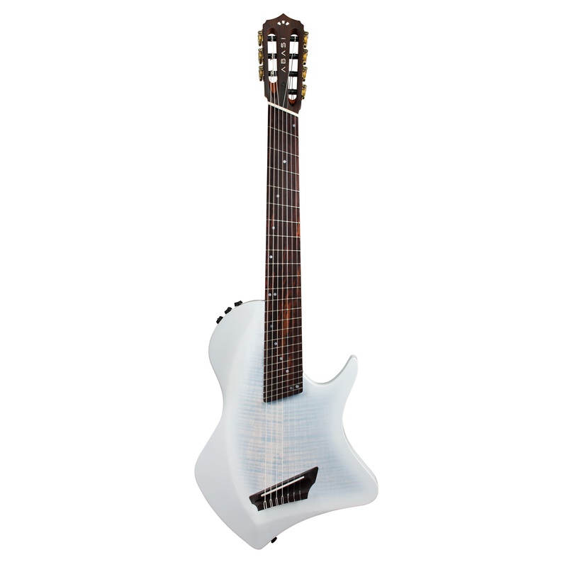Cordoba Abasi Stage 7 Signature 7-String Acoustic Electric Guitar - White Burst