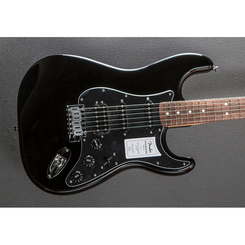 Standard Stratocaster HSS - Black w/Indian Laurel