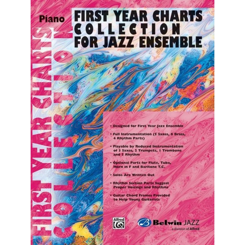 First Year Charts Collection for Jazz Ensemble - Piano Accompaniment