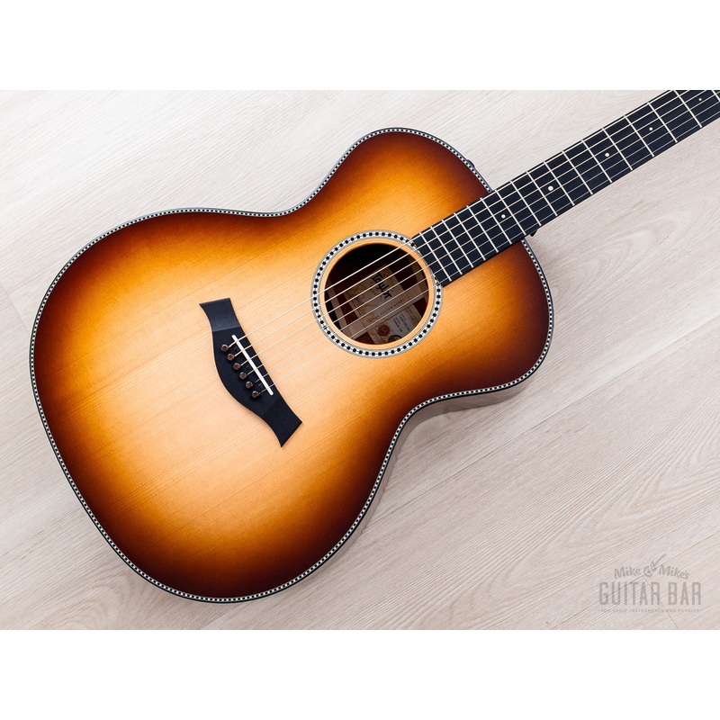 2022 Taylor Custom Grand Auditorium Non-Cutaway Acoustic Electric Guitar w/ Adirondack Top & Rope Binding