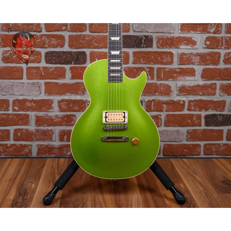 Gibson Custom Shop 1957 Les Paul Standard TRG Stinger Series 1-Hum Gecko Green Sparkle VOS 2025 w/OHSC