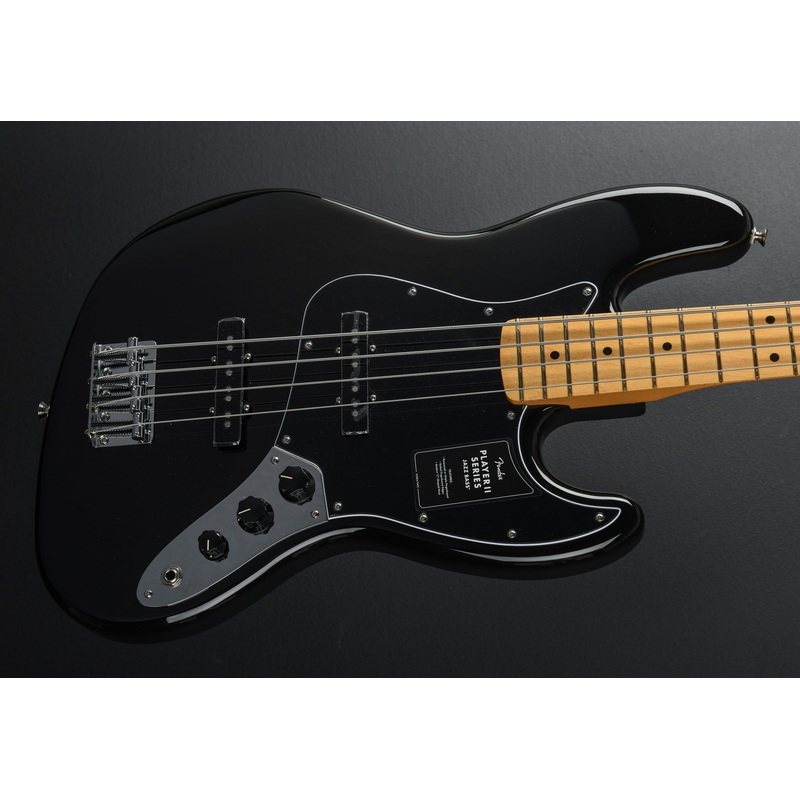 Player II Jazz Bass - Black W/Maple