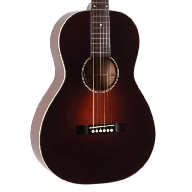 Recording King 6 String Acoustic-Electric Guitar, Right, Satin Transparent Brownburst (RPS-11-FE3-TBR)