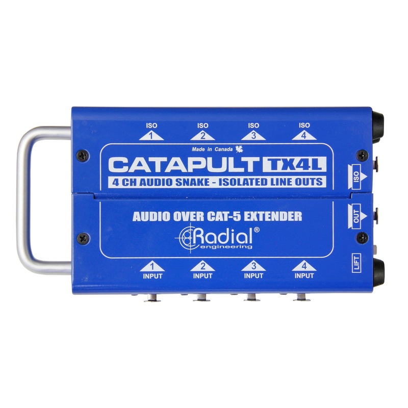 Radial Engineering TX4L 4-Channel Cat 5 Audio Snake - Mint, Open Box