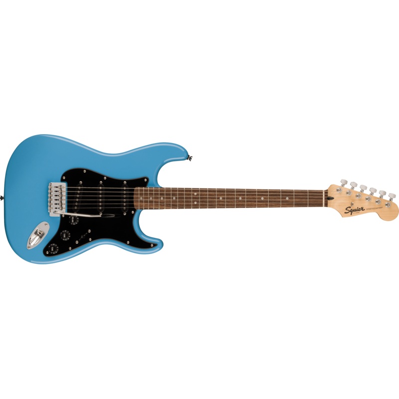 Squier Sonic Stratocaster, Laurel Fingerboard, Black Pickguard, California Blue