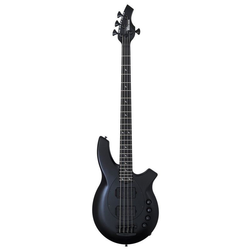 Ernie Ball Music Man Bongo HH 4-String Electric Bass Guitar - Stealth Black