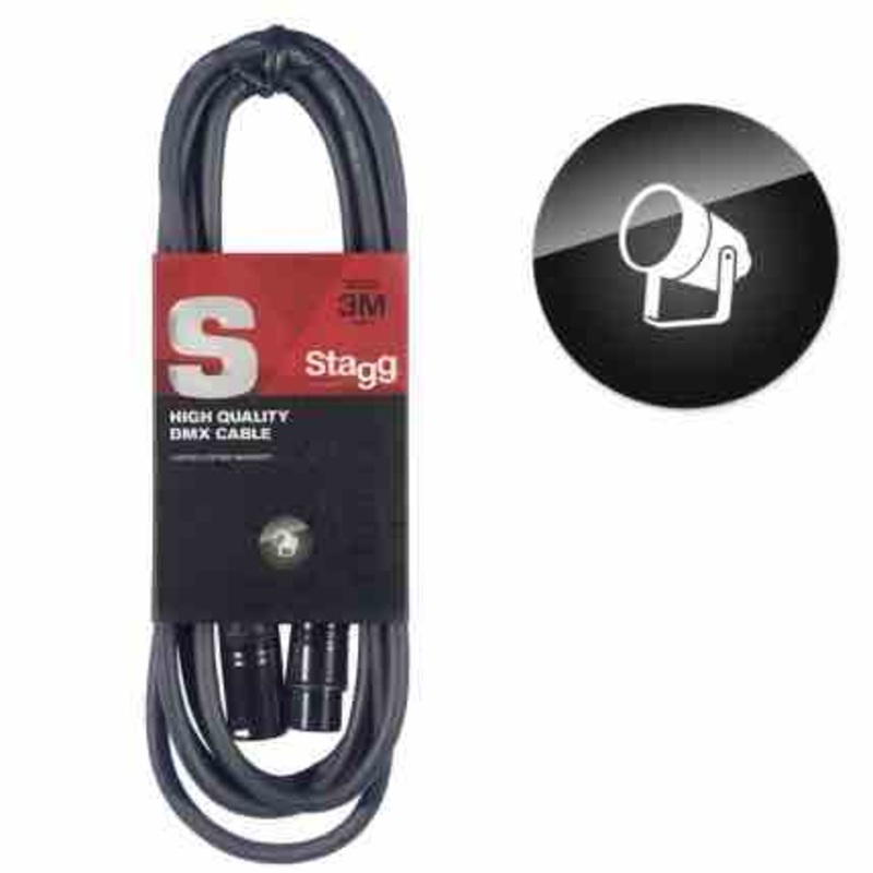 Stagg DMX cable, XLR/XLR (m/f) (10')