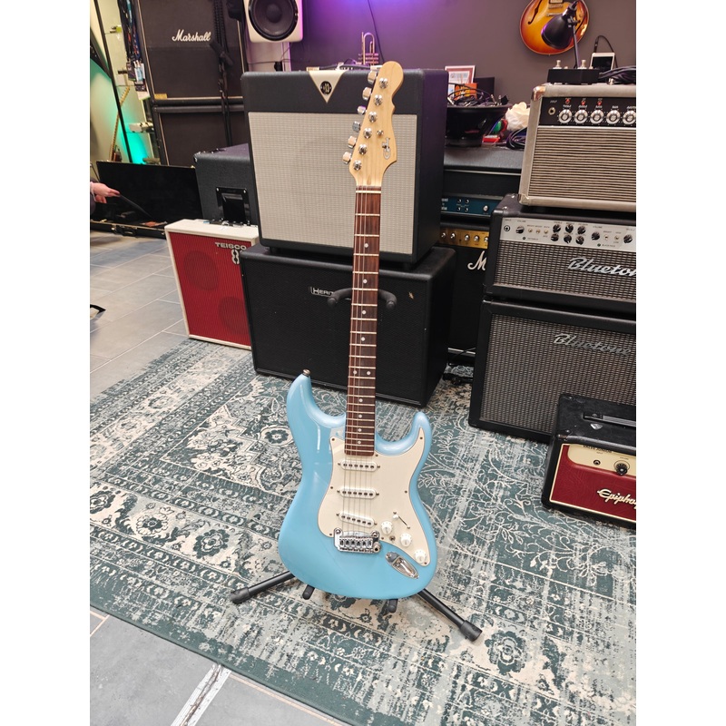 G&L S-500 Custom Build Himalayan Blue 2017