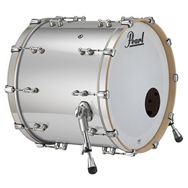 Pearl Music City Custom Pure 22"x20" Bass Drum w/BB3 Mount MIRROR CHROME