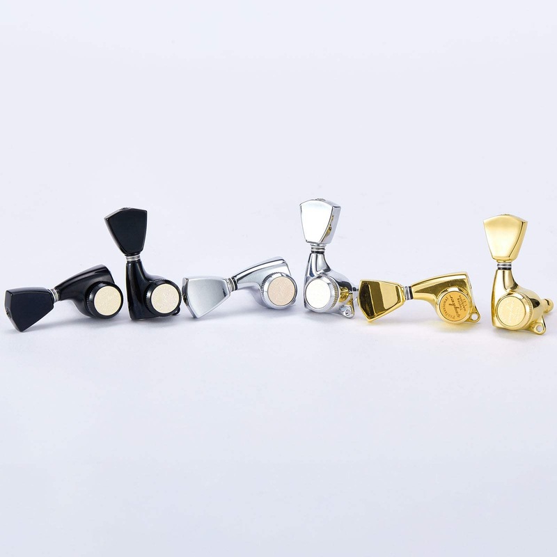 Ready to Ship (US) | Guyker GK-510D4SP Locking Tuners with 1:21 Gear Ratio for LP and SG Electric Guitars Chrome